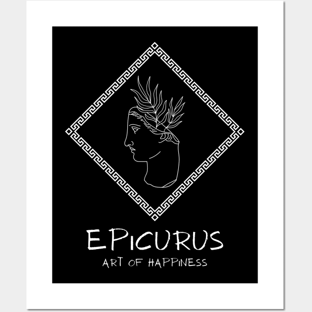 Epicurus - Ancient Greek Philosopher Wall Art by SpaceART